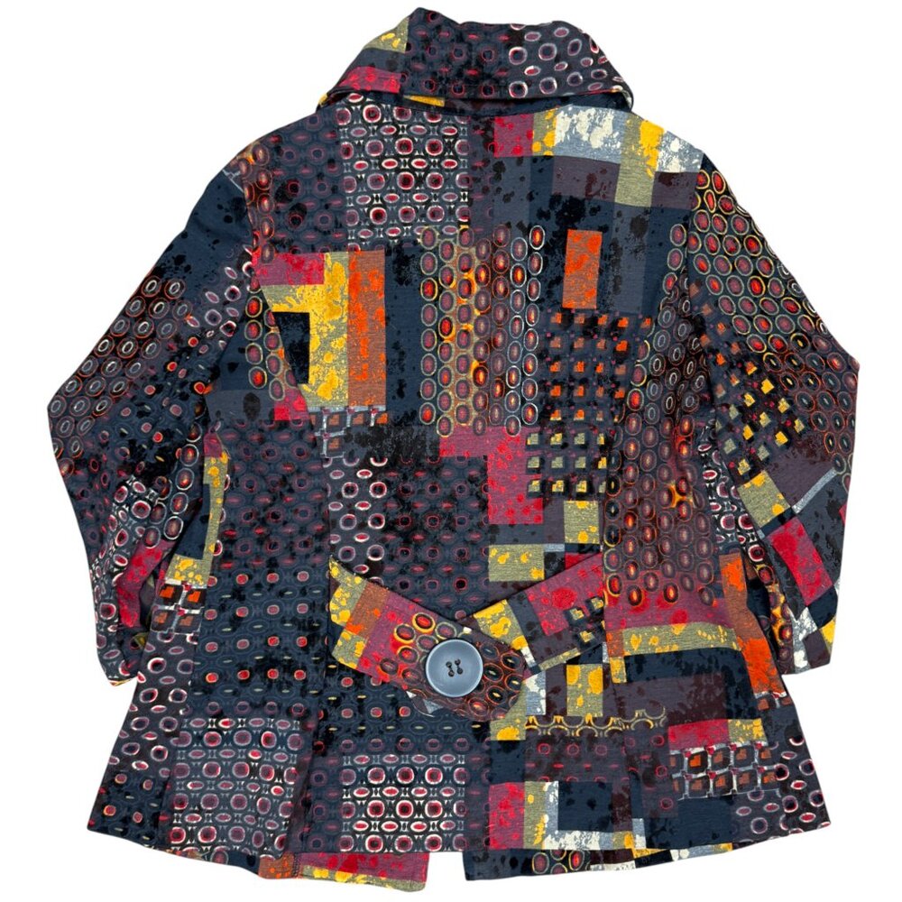 Joseph Ribkoff Multicolor Patchwork Blazer - image 4